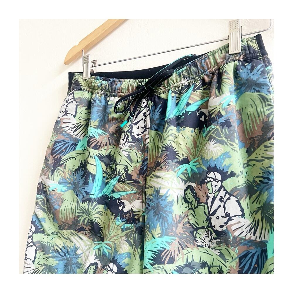 Saxx Cannonball 2n1 Men’s Swim Trunks Shorts Hawaii Jungle Safari Size Medium - Picture 5 of 11